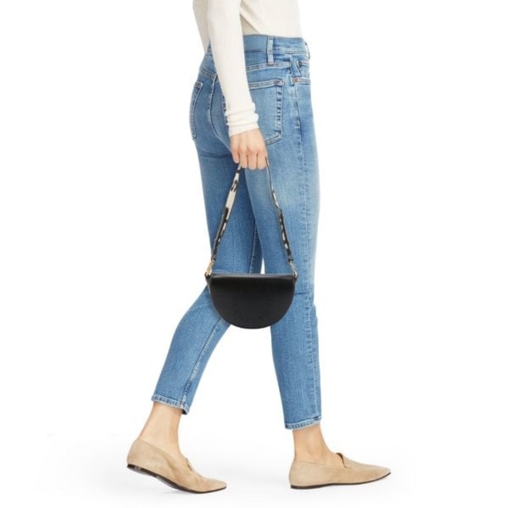 Stella McCartney Black Half-Moon Shoulder Bag - Picture 4 of 16